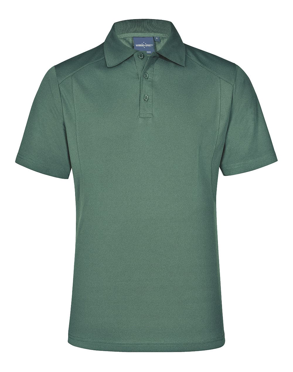 Winning Spirit Lucky Bamboo Polo Men's Ps59 Casual Wear Winning Spirit Mineral Green S